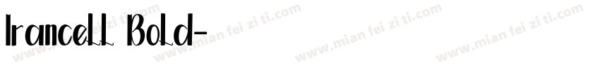 Irancell Bold字体转换